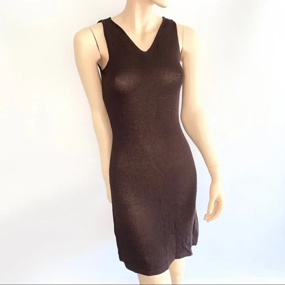 Banana Republic Vintage 2pcs Elegant Coordinated Knit Dress Cardigan Set - Picture 5 of 12